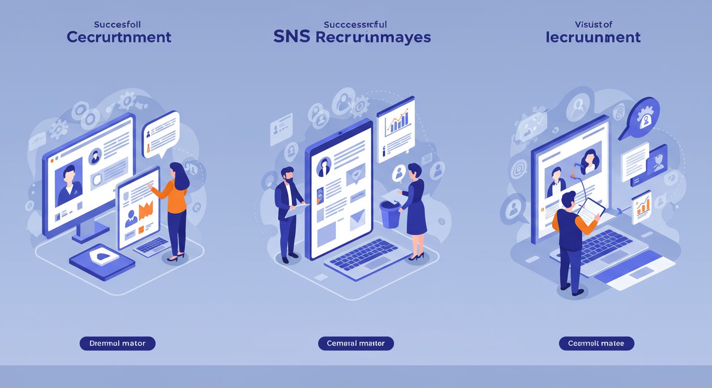 SNS採用成功事例のイメージ
