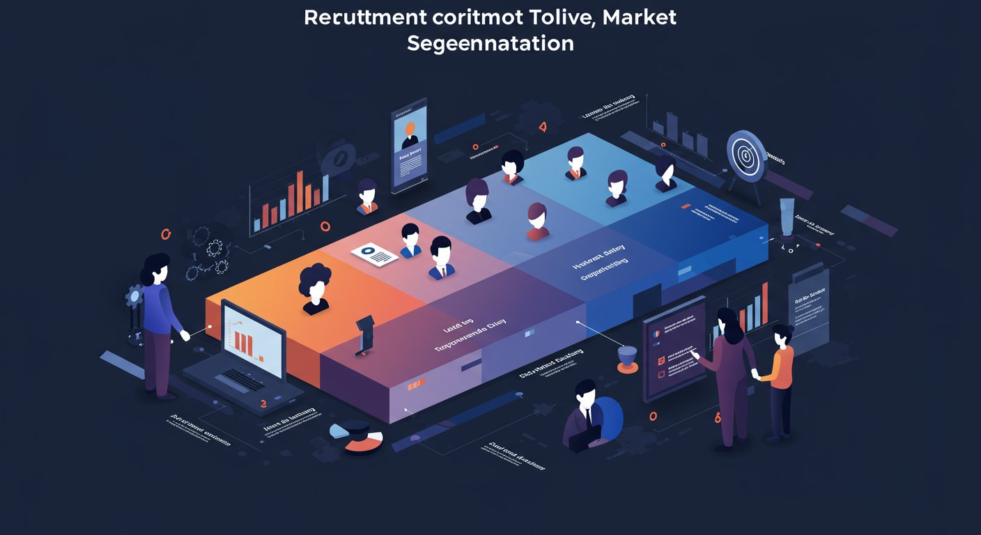 採用市場のセグメンテーション図
