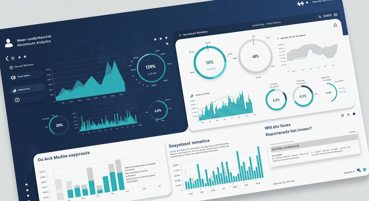 SNS採用のKPI設定とモニタリングの図解