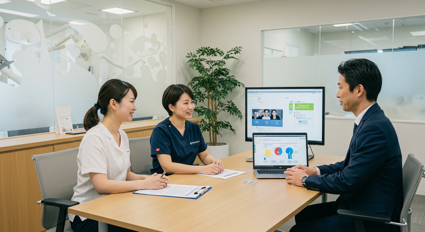 沖縄の歯科医院向け採用支援サービスのコンサルティング風景