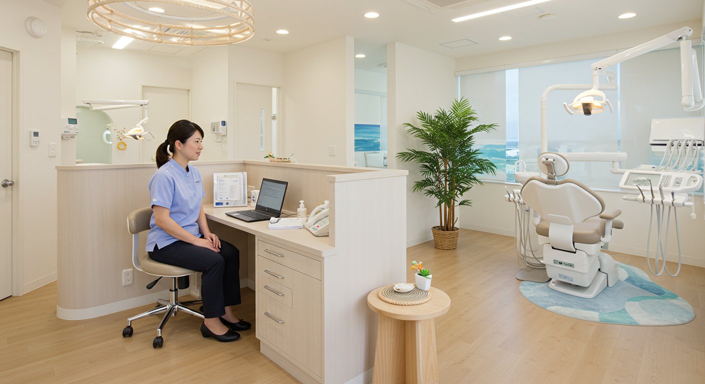 沖縄の歯科医院採用活動の様子