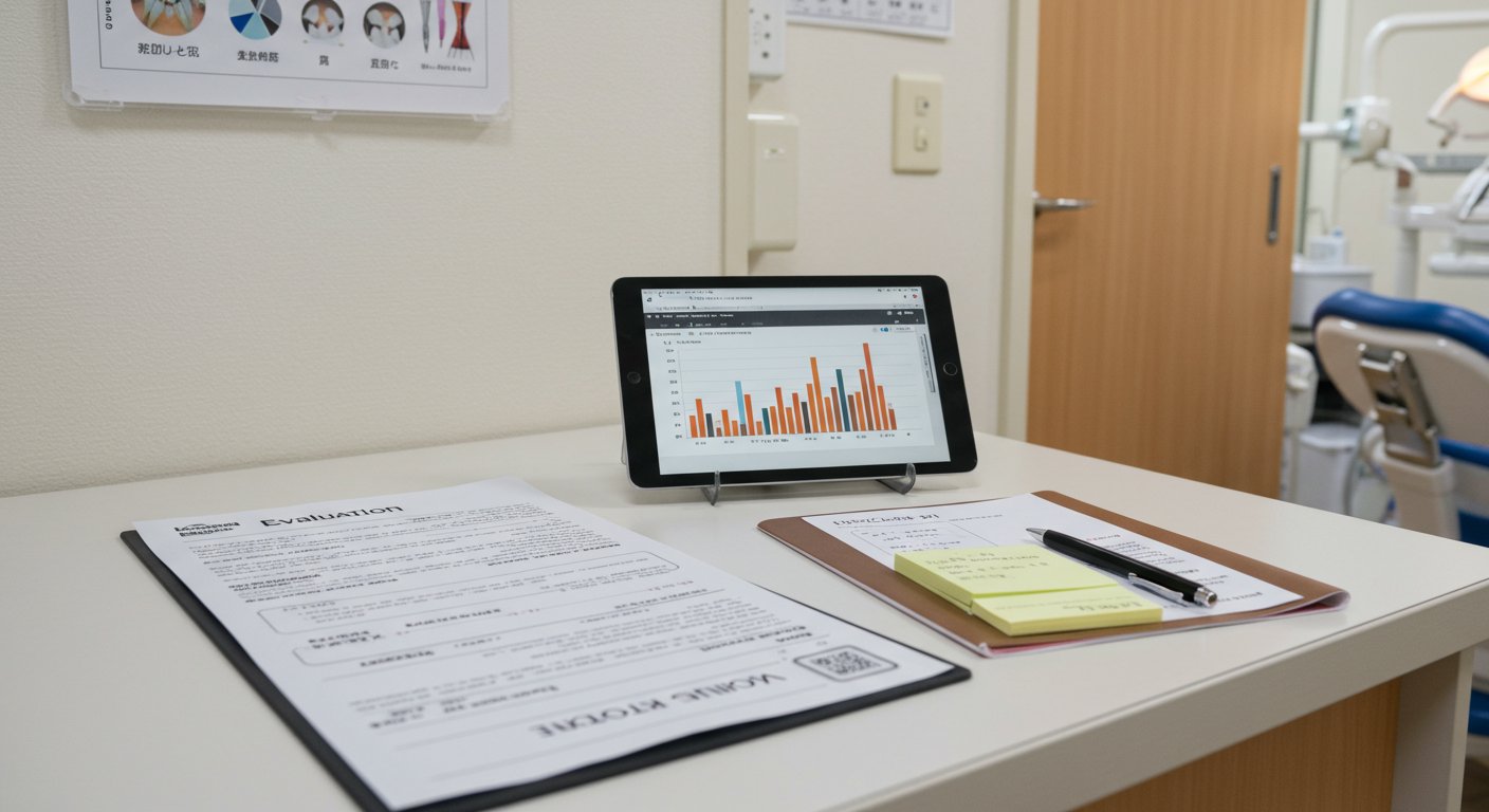 歯科医院での評価面談資料