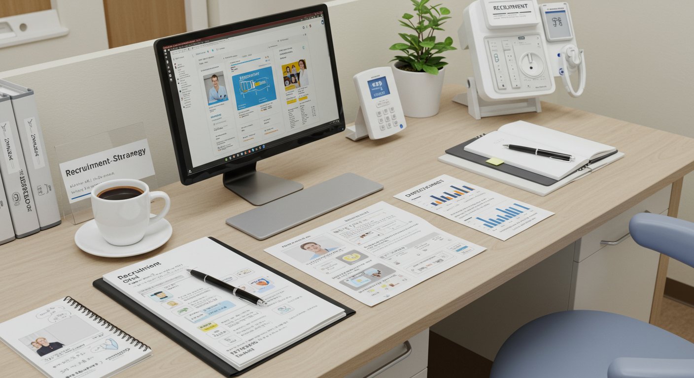 複数の採用手法を組み合わせた戦略イメージ