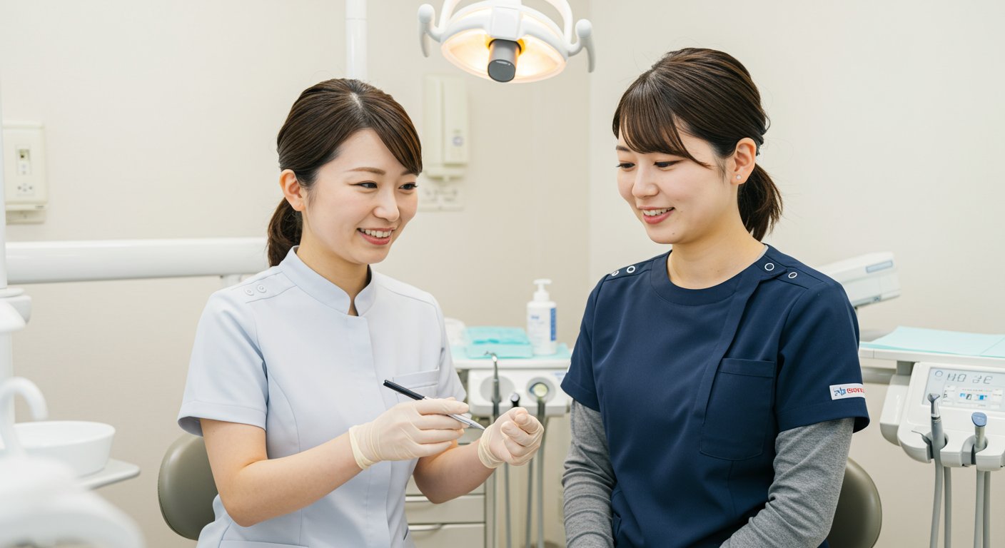 新人歯科衛生士のオンボーディング風景