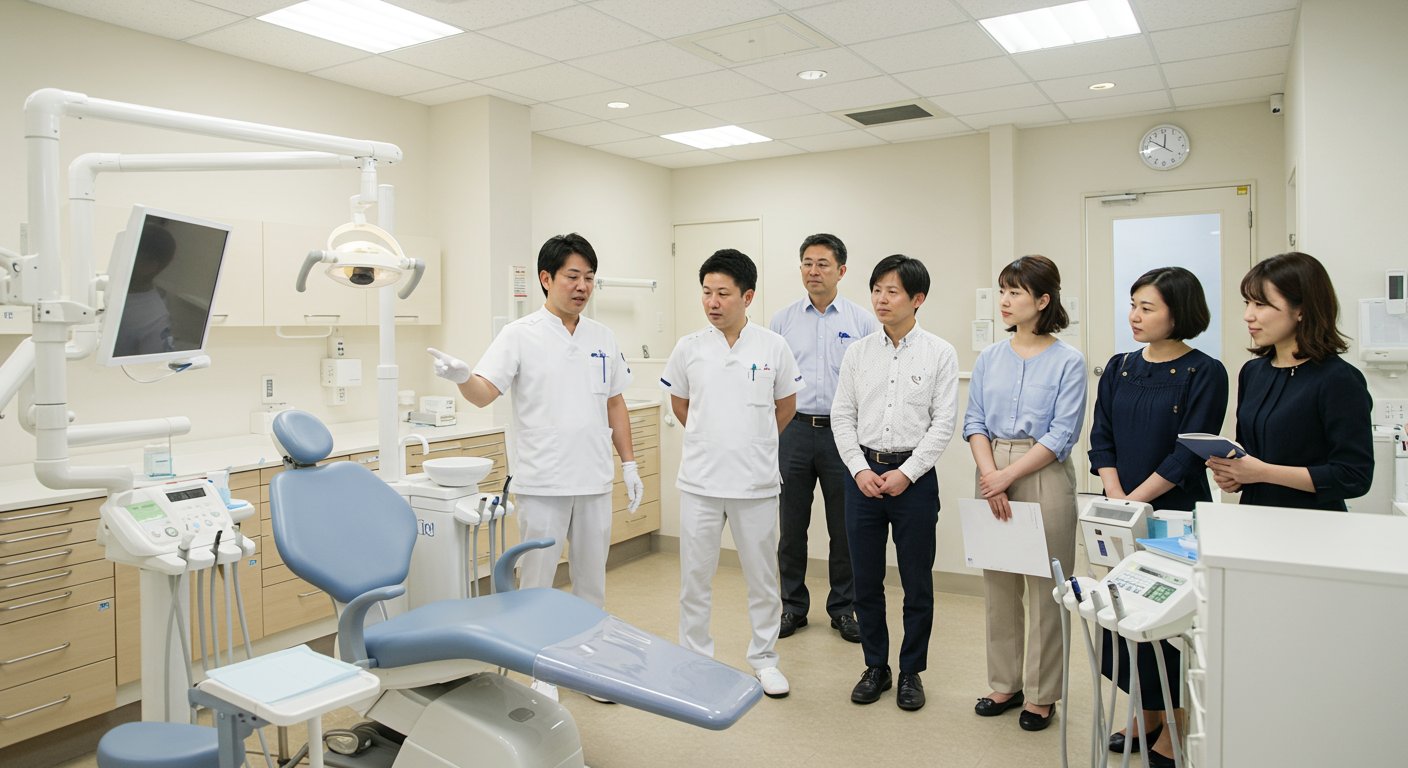 歯科医院見学会の様子