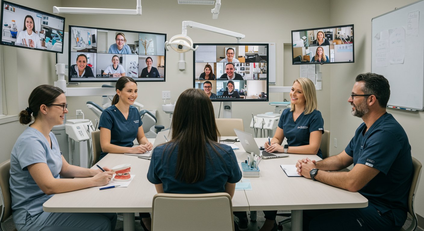 オンライン歯科採用イベントの様子