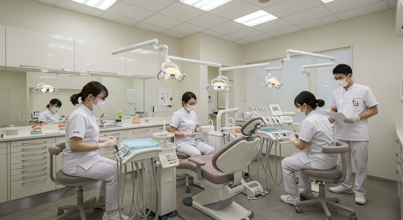 歯科医院での研修風景