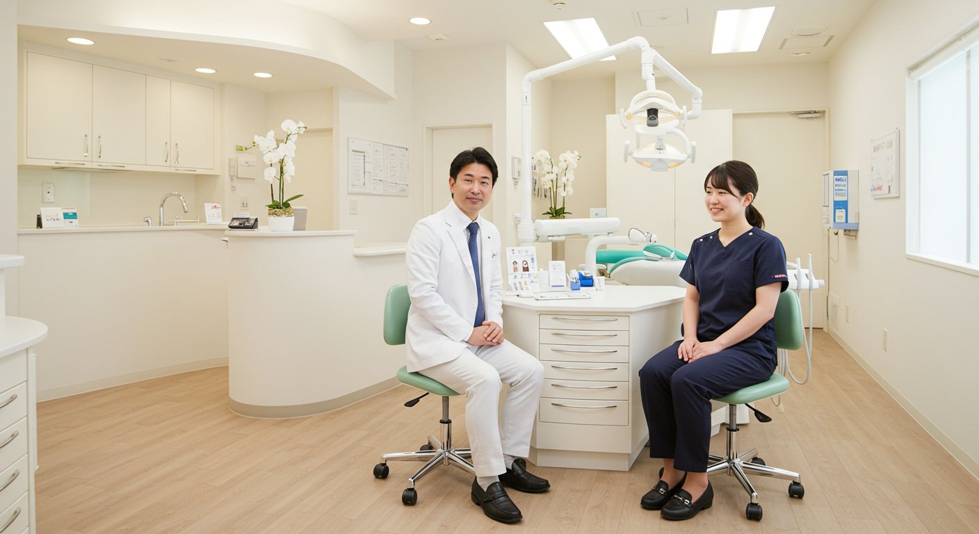 歯科医院での面接風景