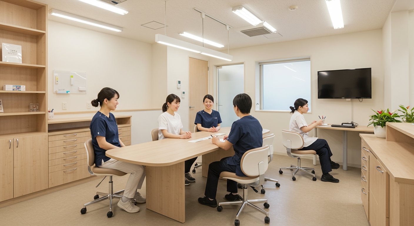風通しの良い歯科医院の職場環境イメージ