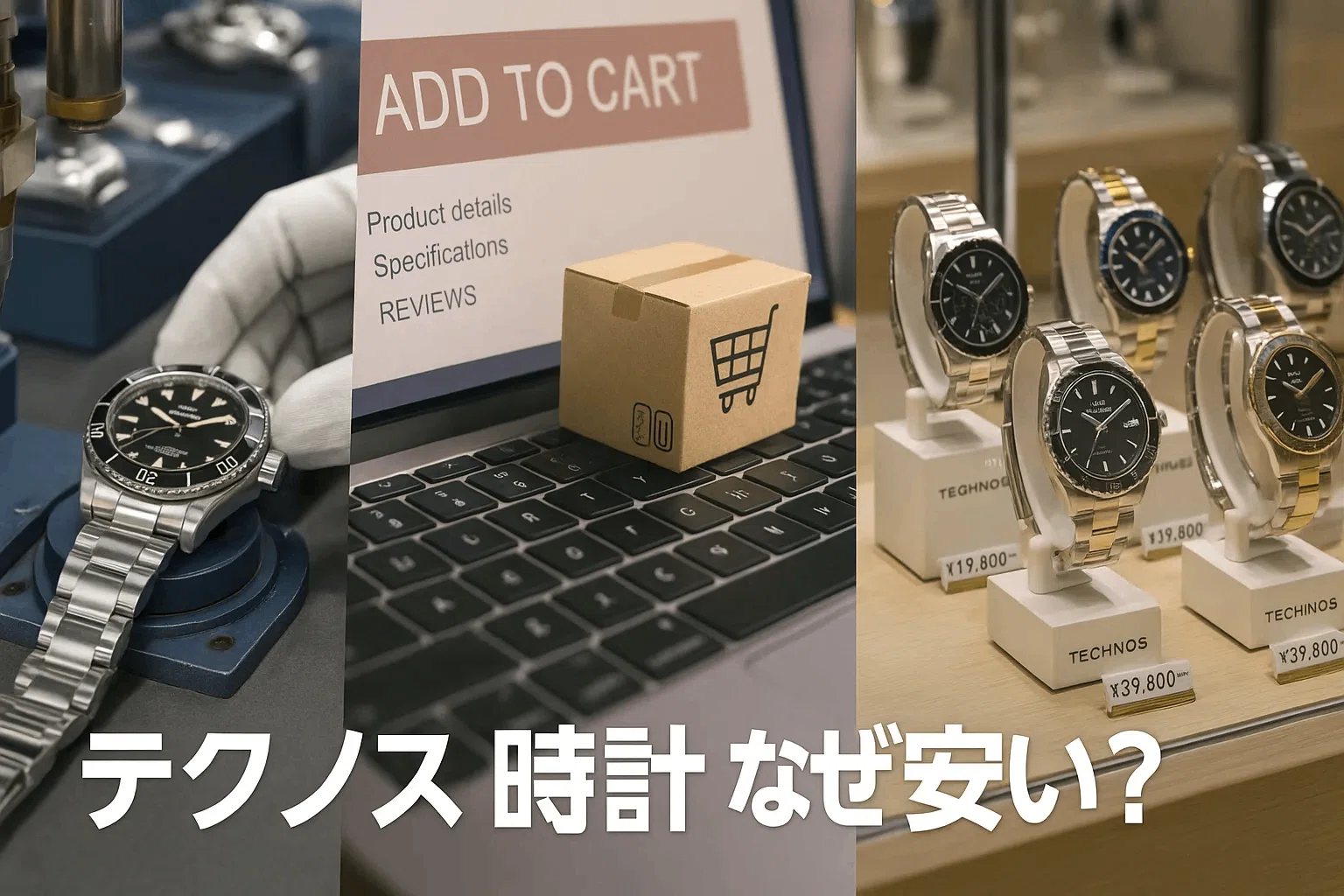 テクノス 時計 なぜ 安いと言われるのか？｜安さの秘密と本物の実力