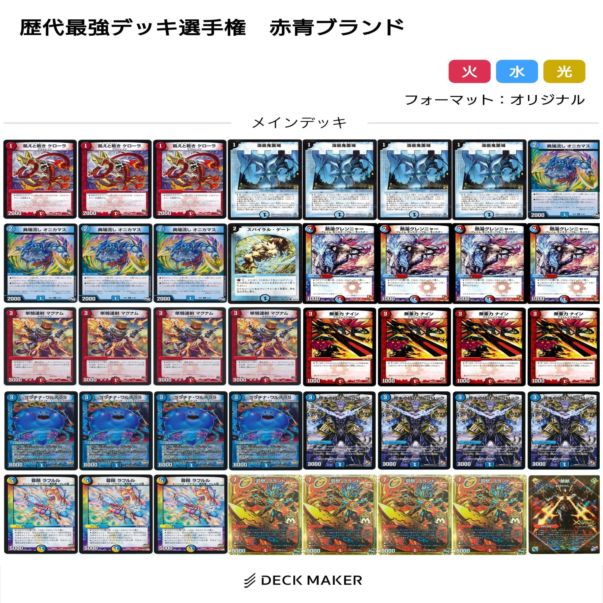 赤青ブランド【デュエマ歴代最強デッキ㊸】｜れもん