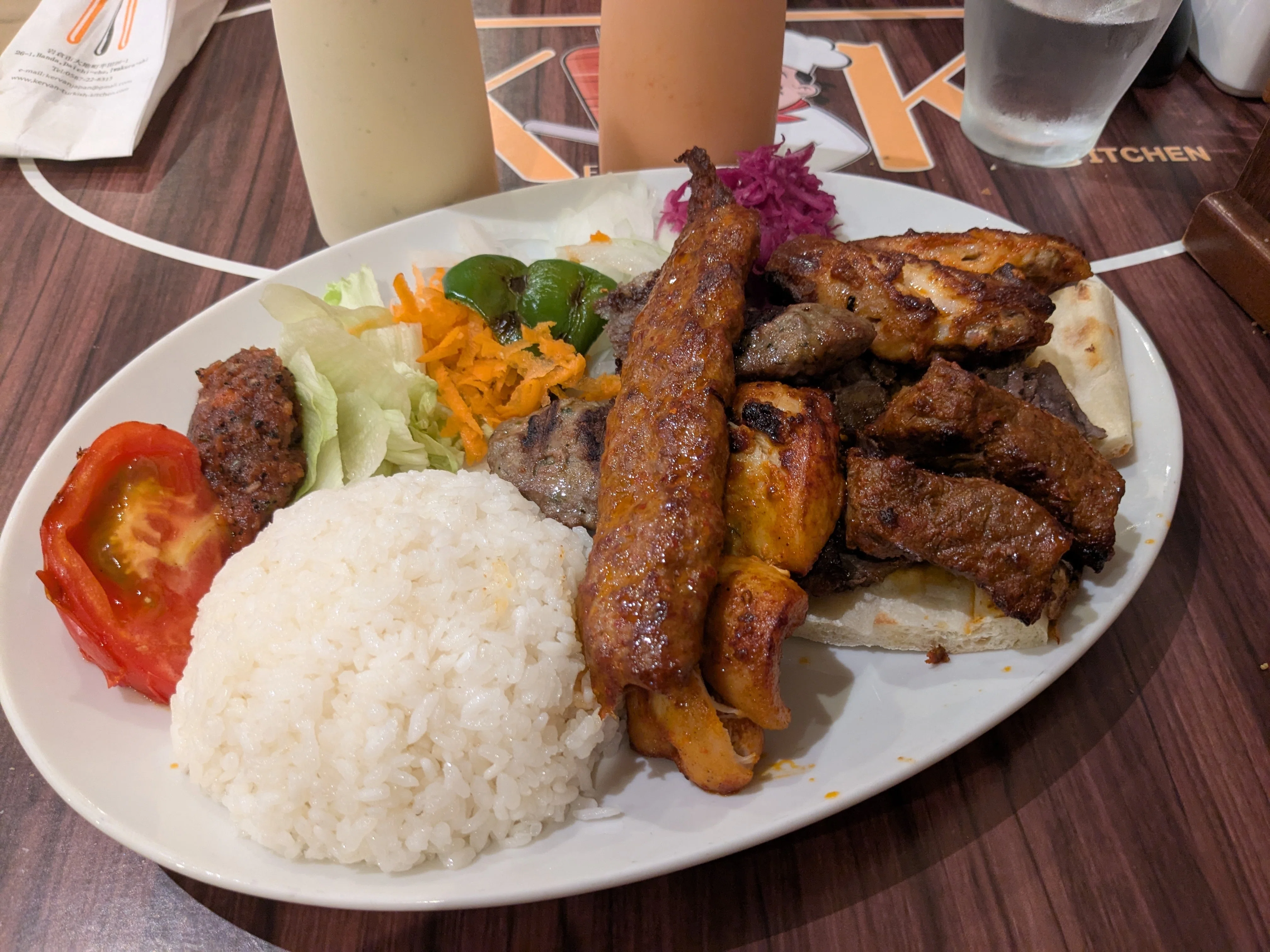 KARIŞK KEBAP＠KERVAN TURKISH KITCHEN(愛知県岩倉市)｜バババイン