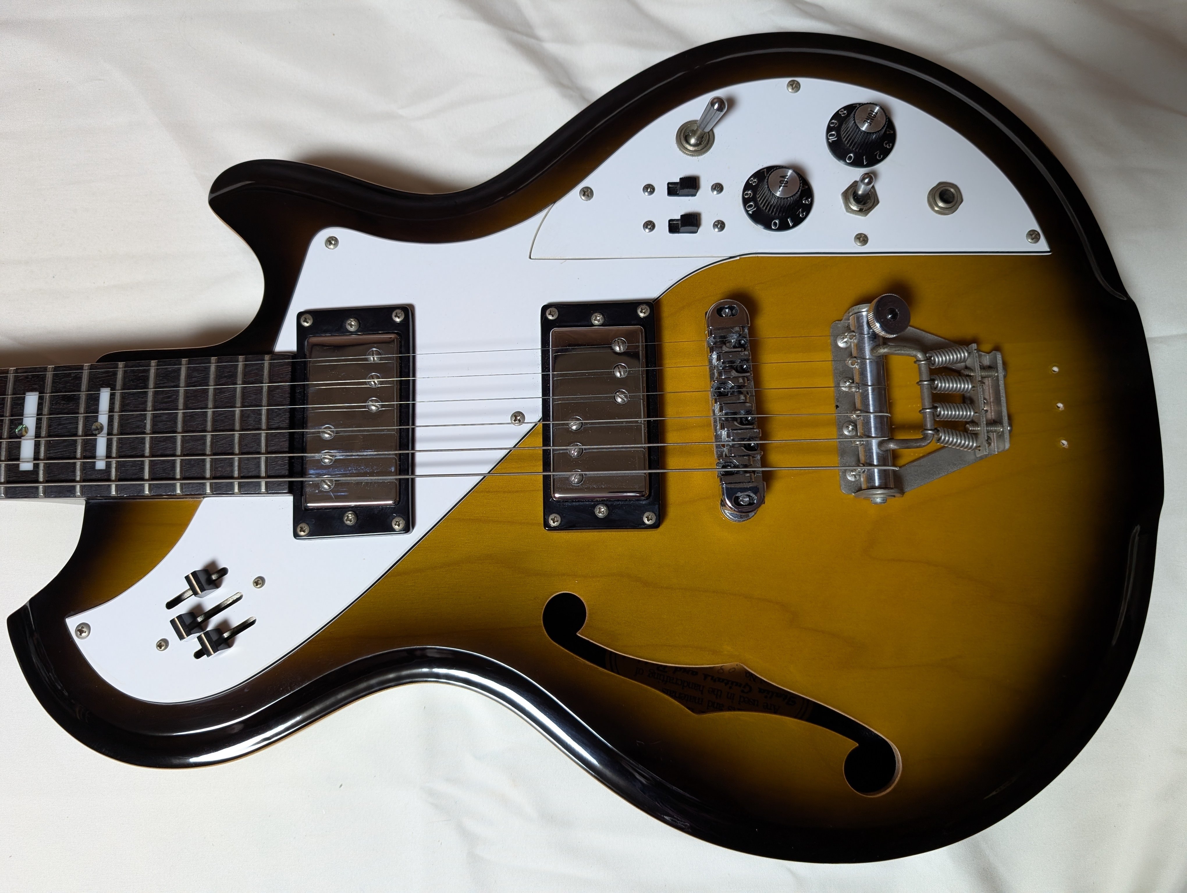 ビザールギター　コンポーネント　改造品 ビザール感のあるギターを更にビザール味を追加する改造｜歌月工芸