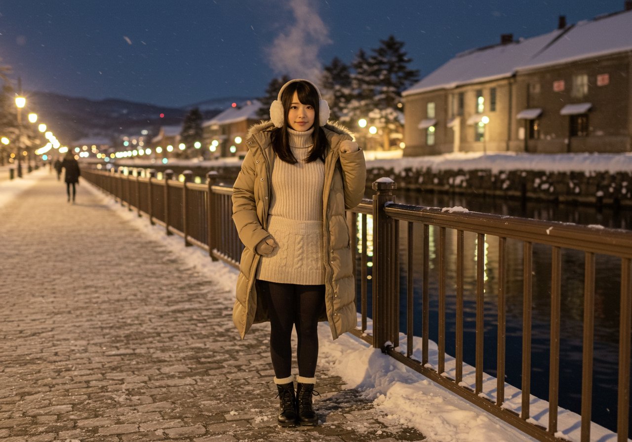 12月の北海道旅行コーデ｜一人旅でも写真映えする服装と持ち物リスト