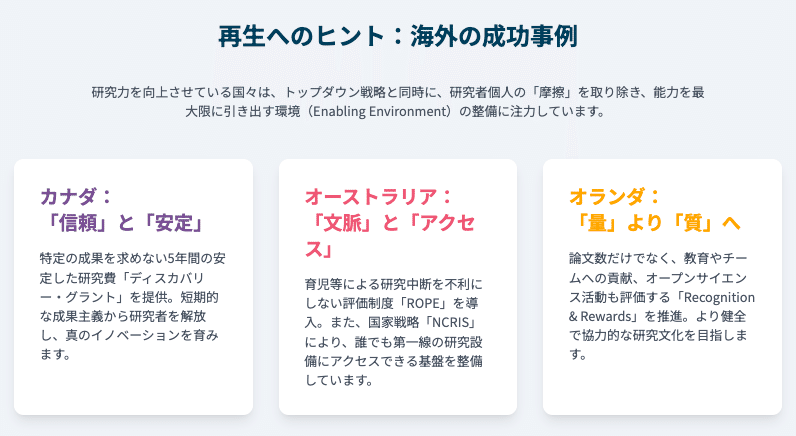 なぜ優秀な人材ほど疲弊する？」世界13位に転落した日本の研究現場ー
