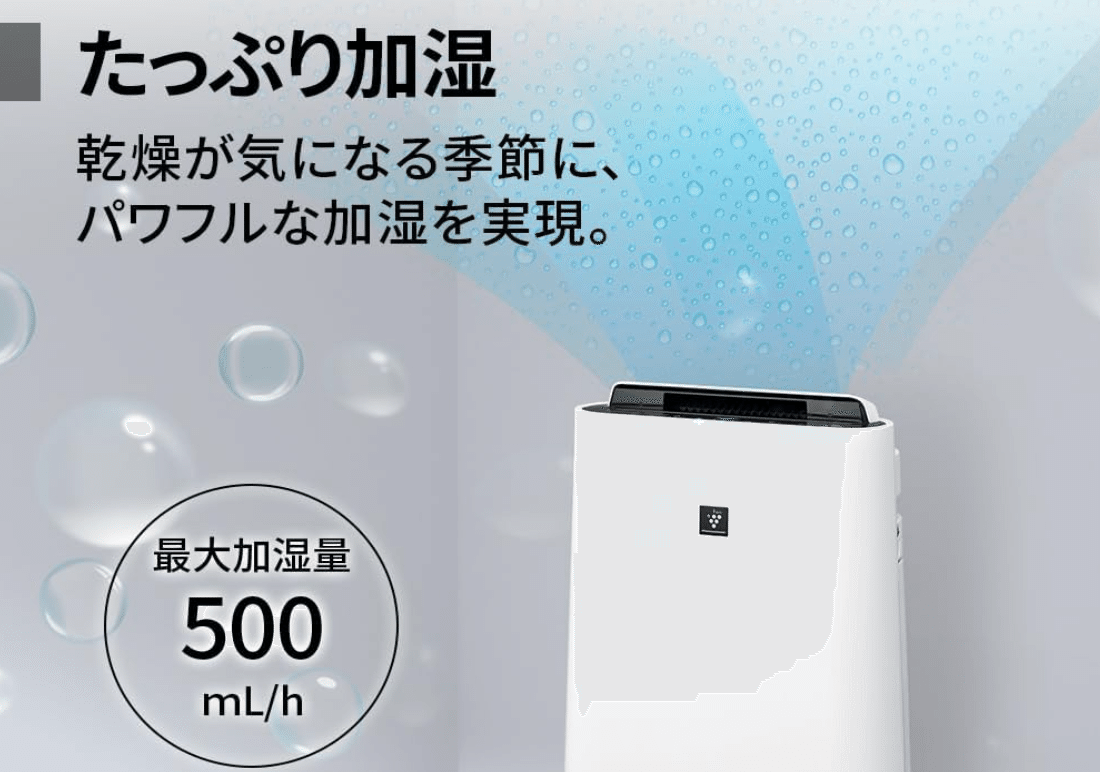 【2025年製・極美品】SHARP シャープ 加湿空気清浄機 KC-S50-W 2025年最新】シャープ KC-S50-W レビュー｜花粉も乾燥もこれ1台