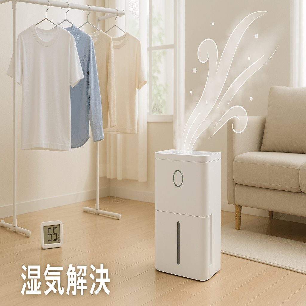 実体験レビュー】山善除湿機YDC-J03で残暑のカビ臭い部屋を解消！4ヶ月