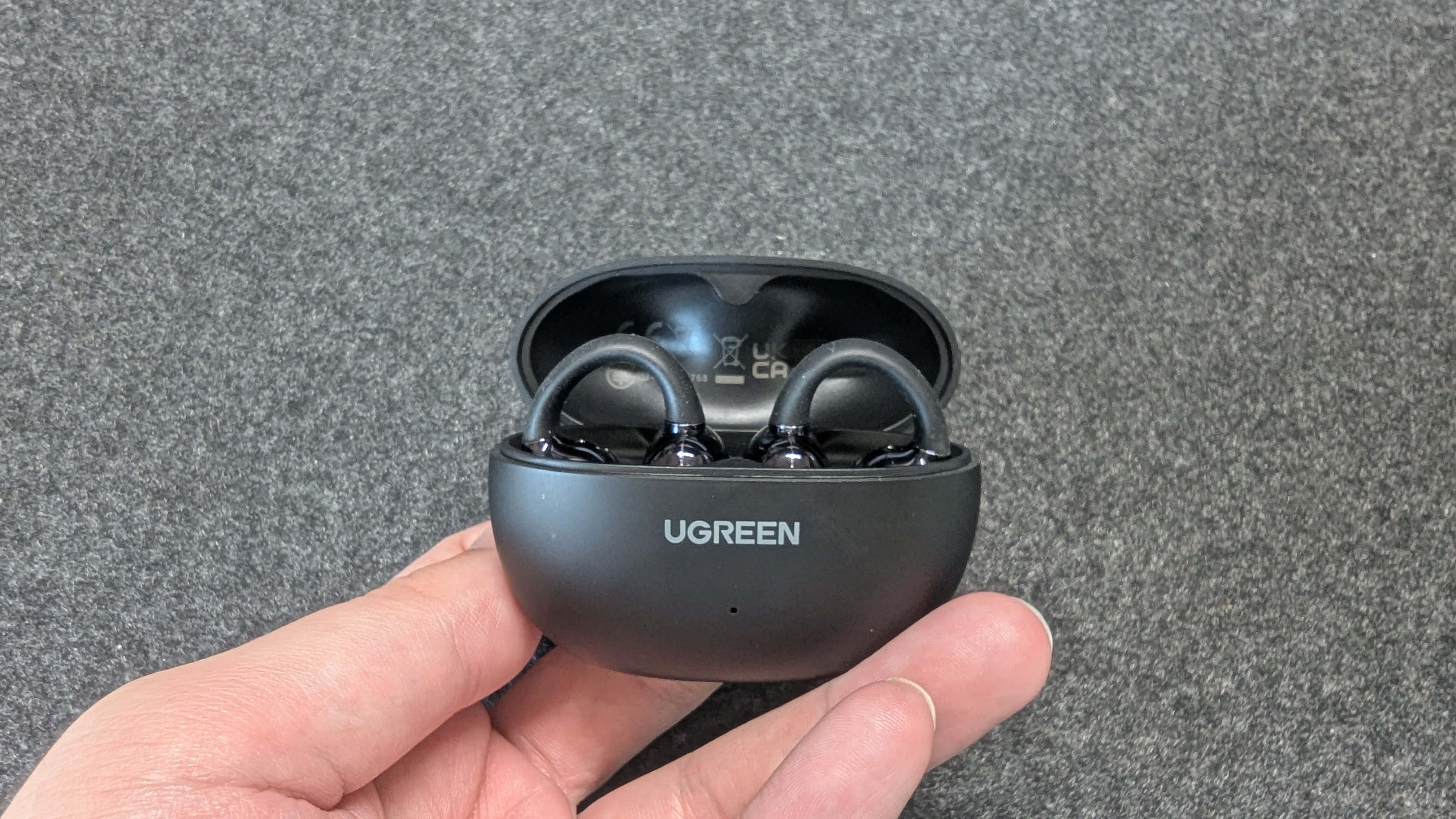 S3 オープンイヤーヘッドフォン ブラック UGREEN オープンイヤークリップ ワイヤレスイヤホン Bluetooth