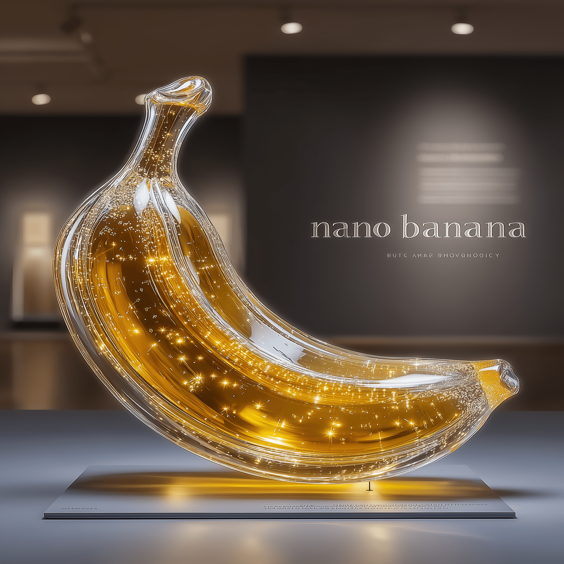 AIイラスト制作記｜流行便乗“nano banana”― 透明な果実に込めた近未来