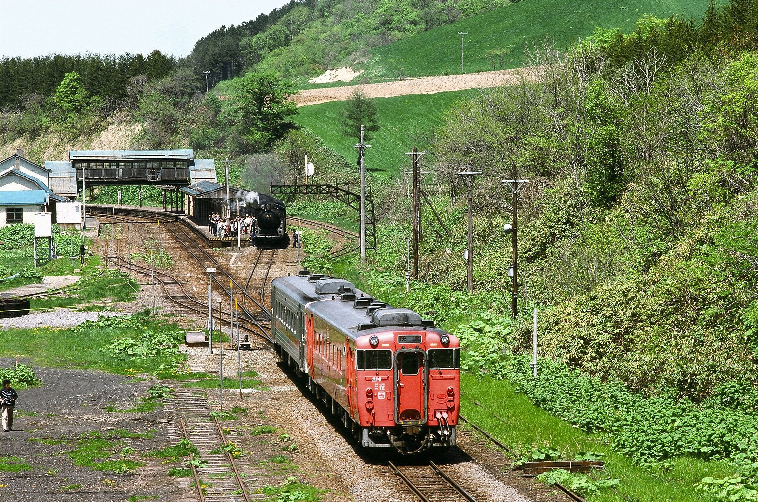 v072, 函館本線：C62ニセコ （1988年5月）｜ひろやん