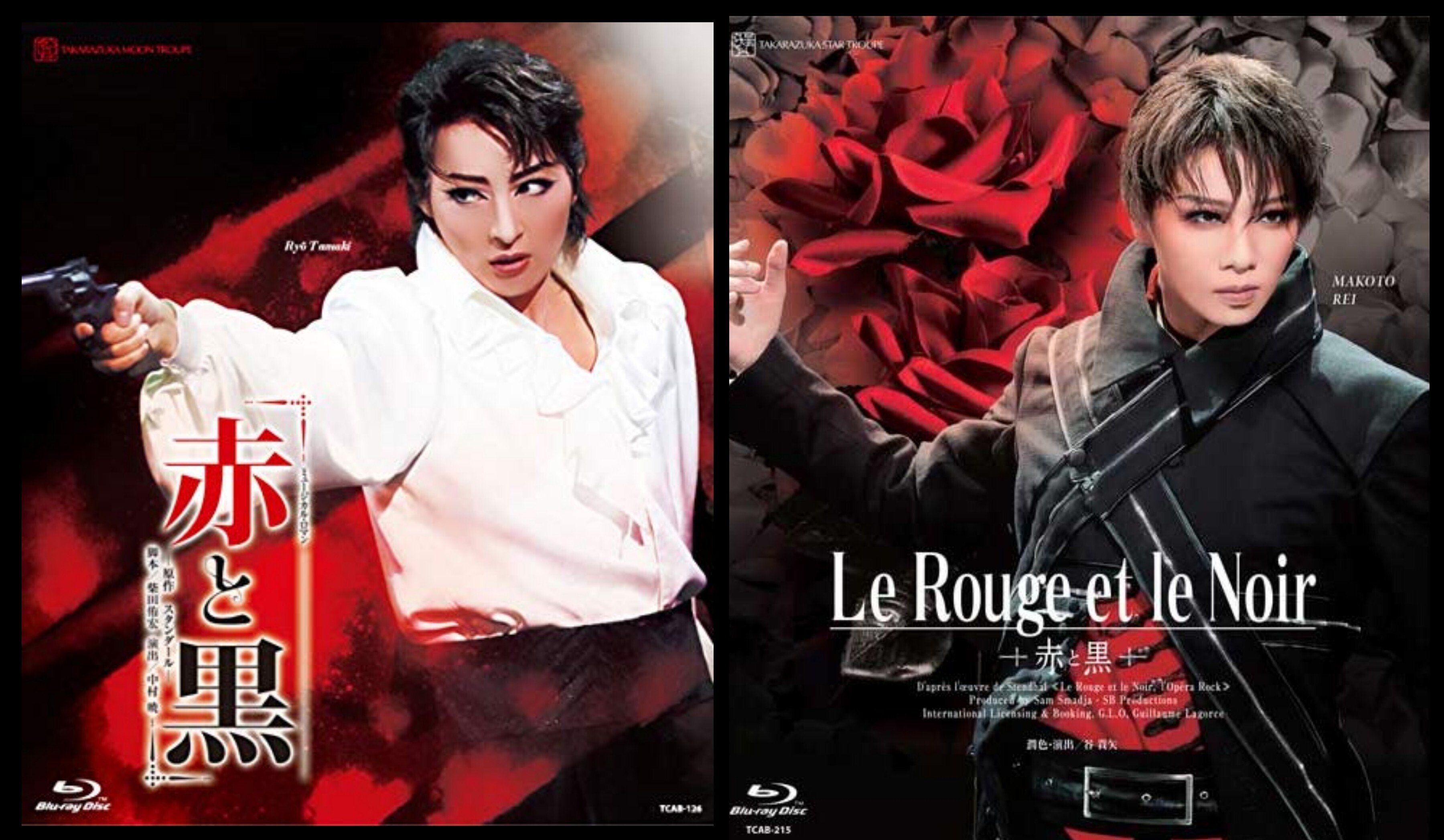 月組「赤と黒」、星組「Le Rouge et le Noir -赤と黒-」の比較