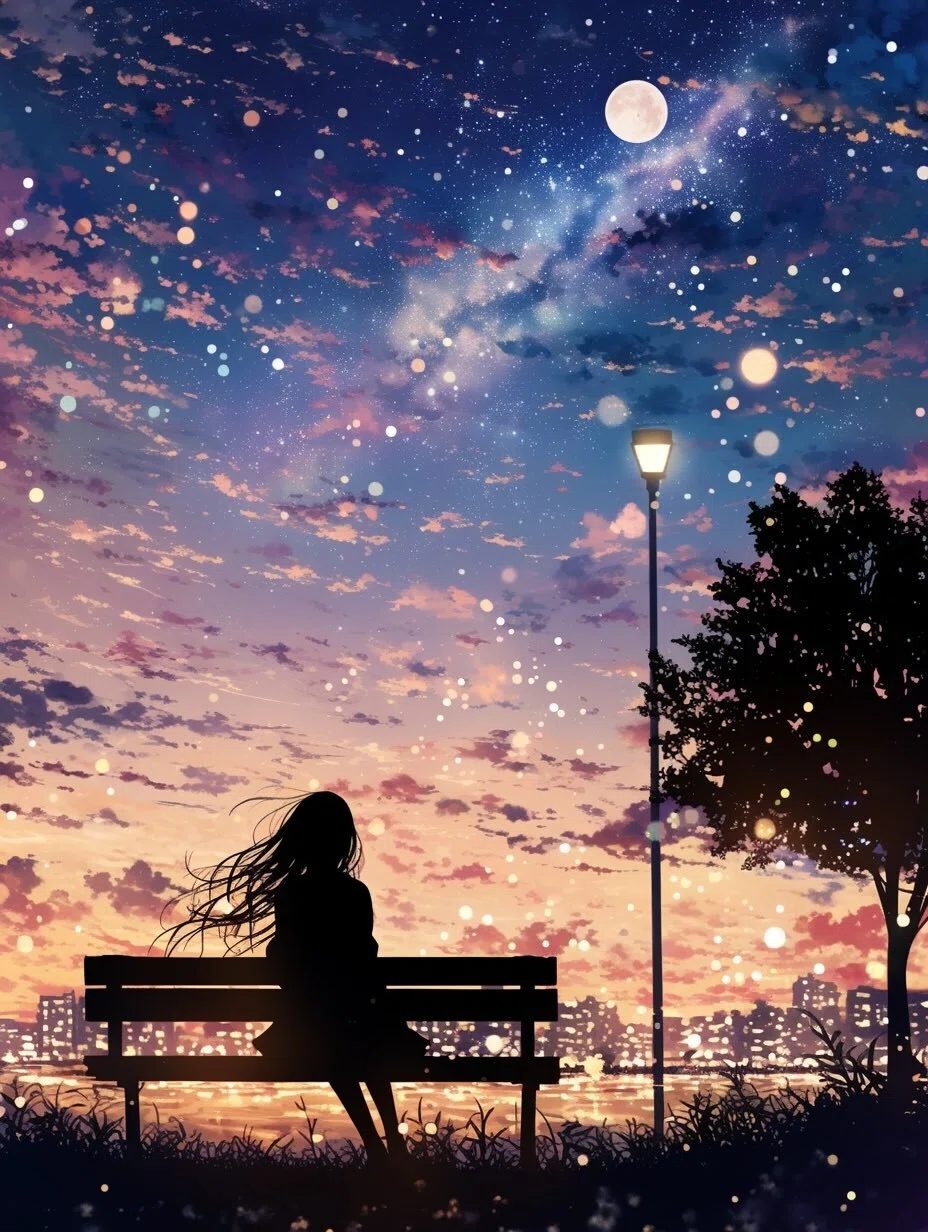 🌕 秋：運命の夜『光片-ヒカリノカケラ-』月光藍の独白(モノローグ)💎  <a target=