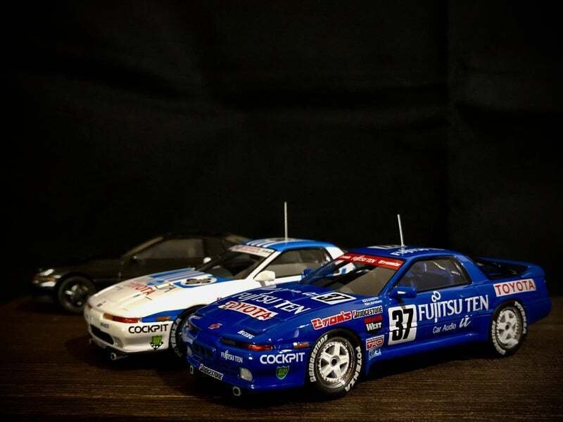 エブロ(EBBRO) 1/43 富士通 トムス スープラ Gr.A 1990｜てOの