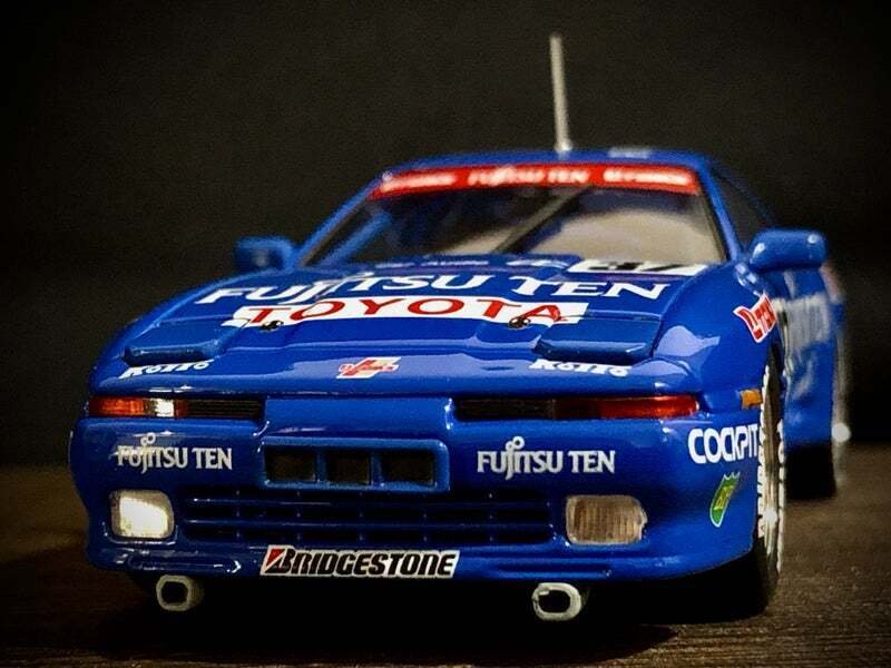 1/43 エブロ 富士通 TOM'S スープラ Amazon | エブロ 製富士通 トムス スープラ 1990年 グループA 1