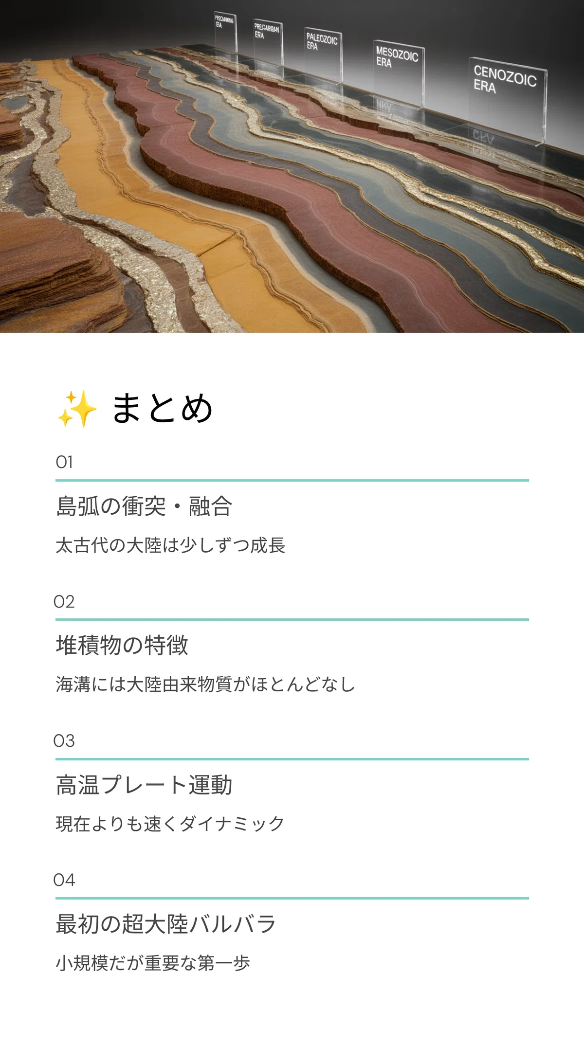 島弧から生まれた大陸 ― 太古代のプレートテクトニクスと超大陸の誕生｜松尾靖隆