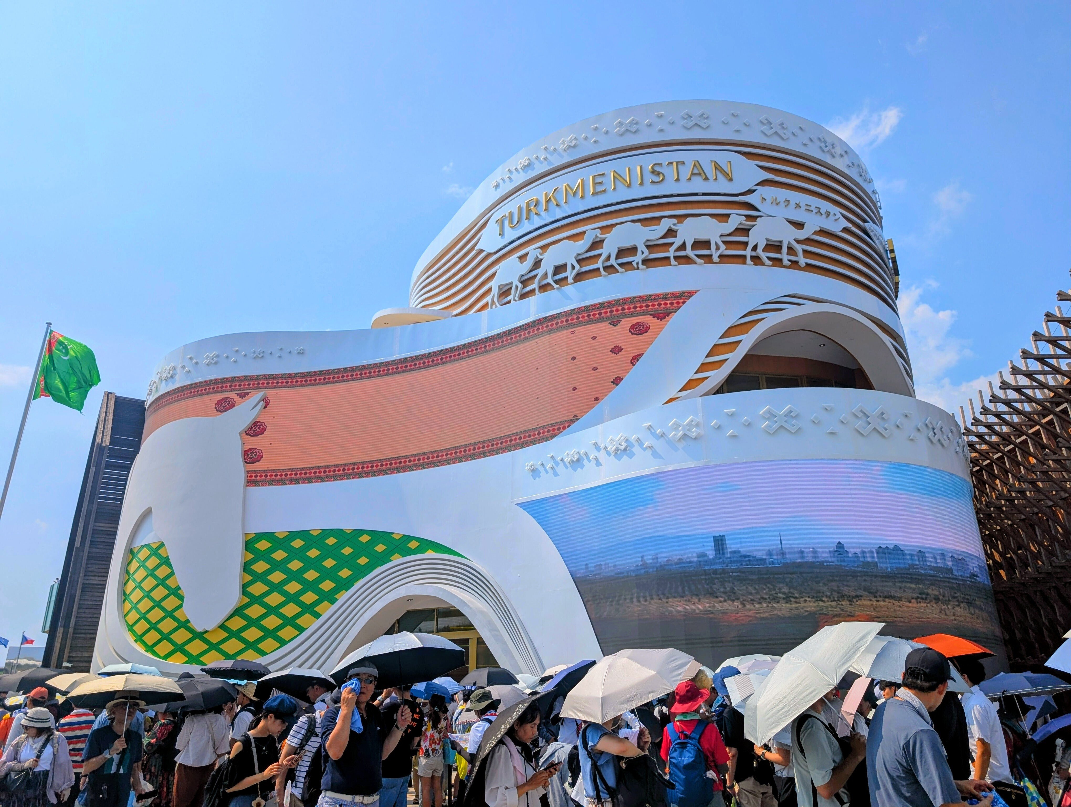 大阪万博で行ったパビリオン#6｜トルクメニスタン🇹🇲｜おしま