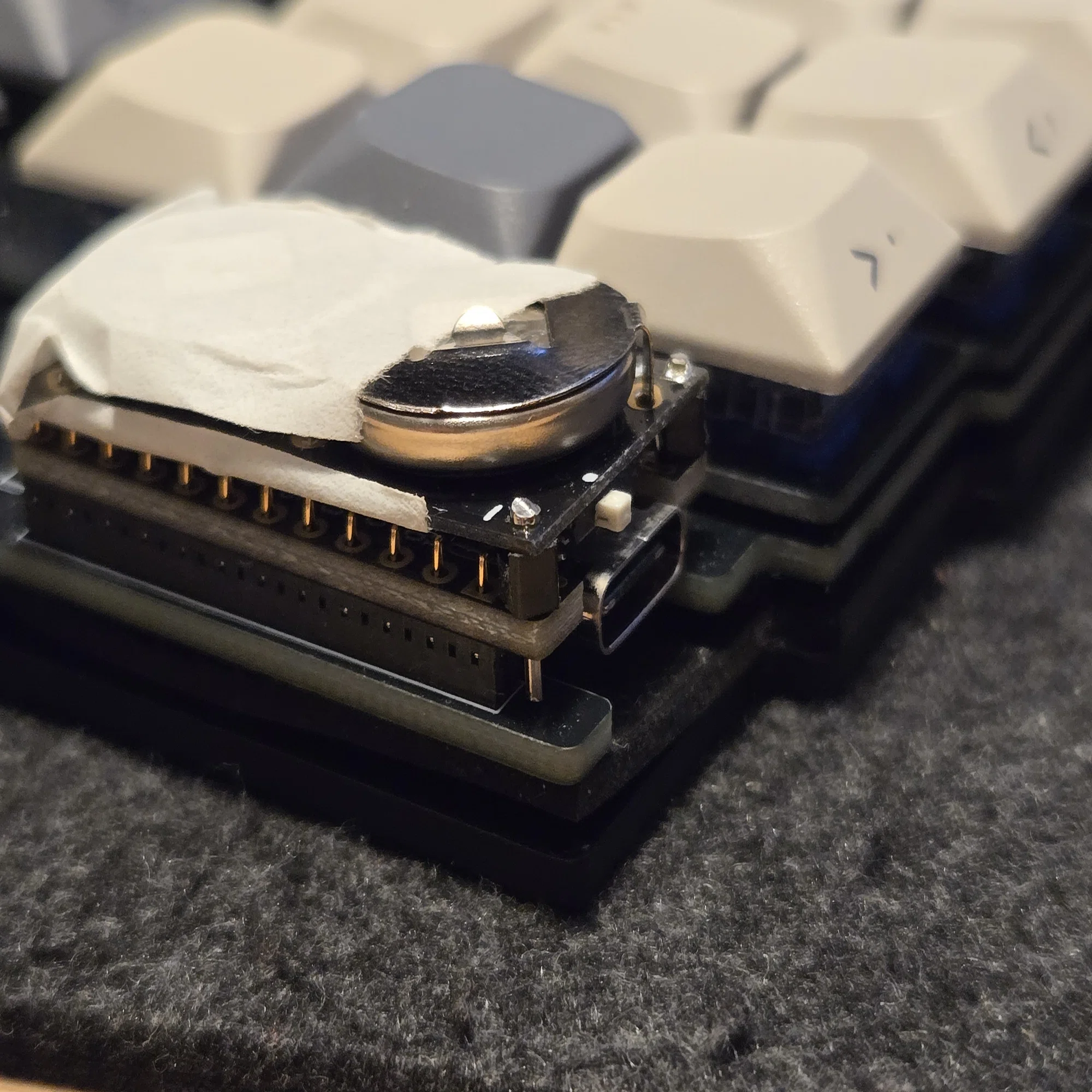 Keyball44 + BLE Micro Pro 無線化の記録（作業編）｜ykykykyk