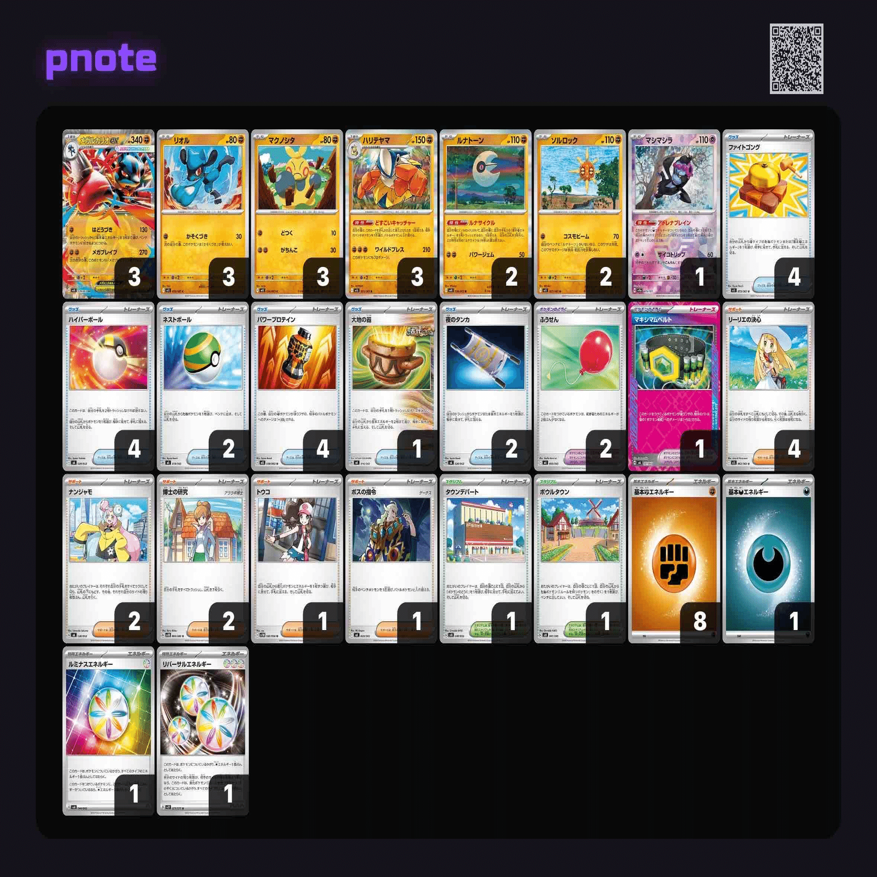 シティリーグ'26S1優勝】メガルカリオex解説｜みつ｜RtoA