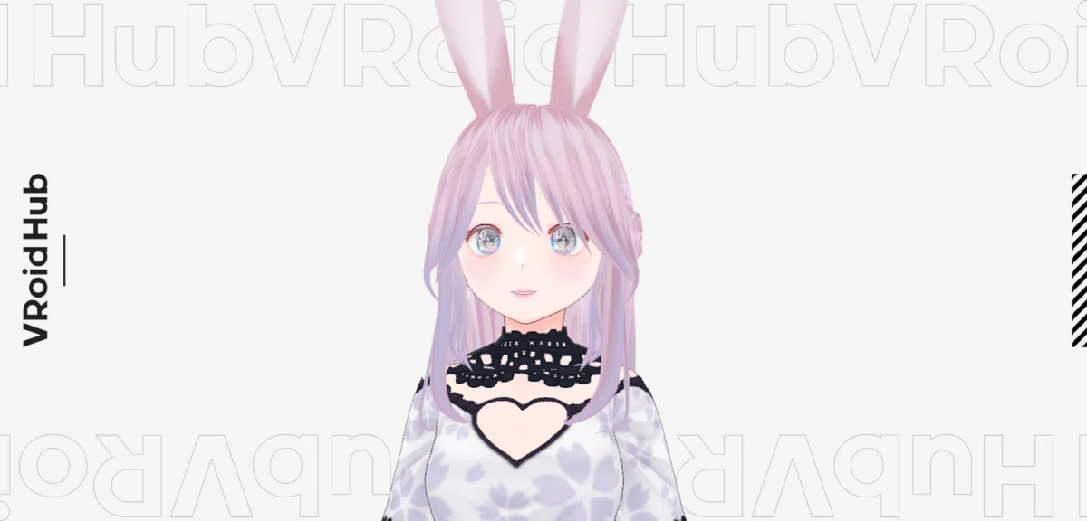 Koroちゃんの撮影は、Vroid Hubにて📸🐰💓