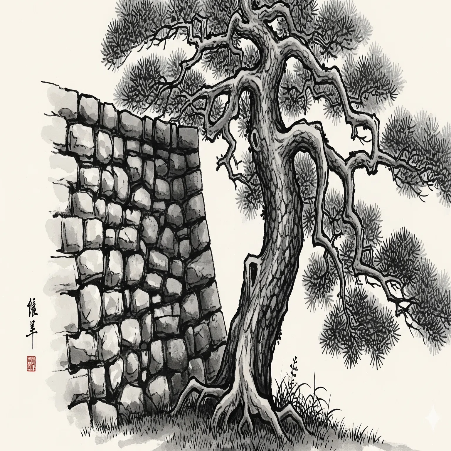 静謐な水墨画作品展｜M. T.