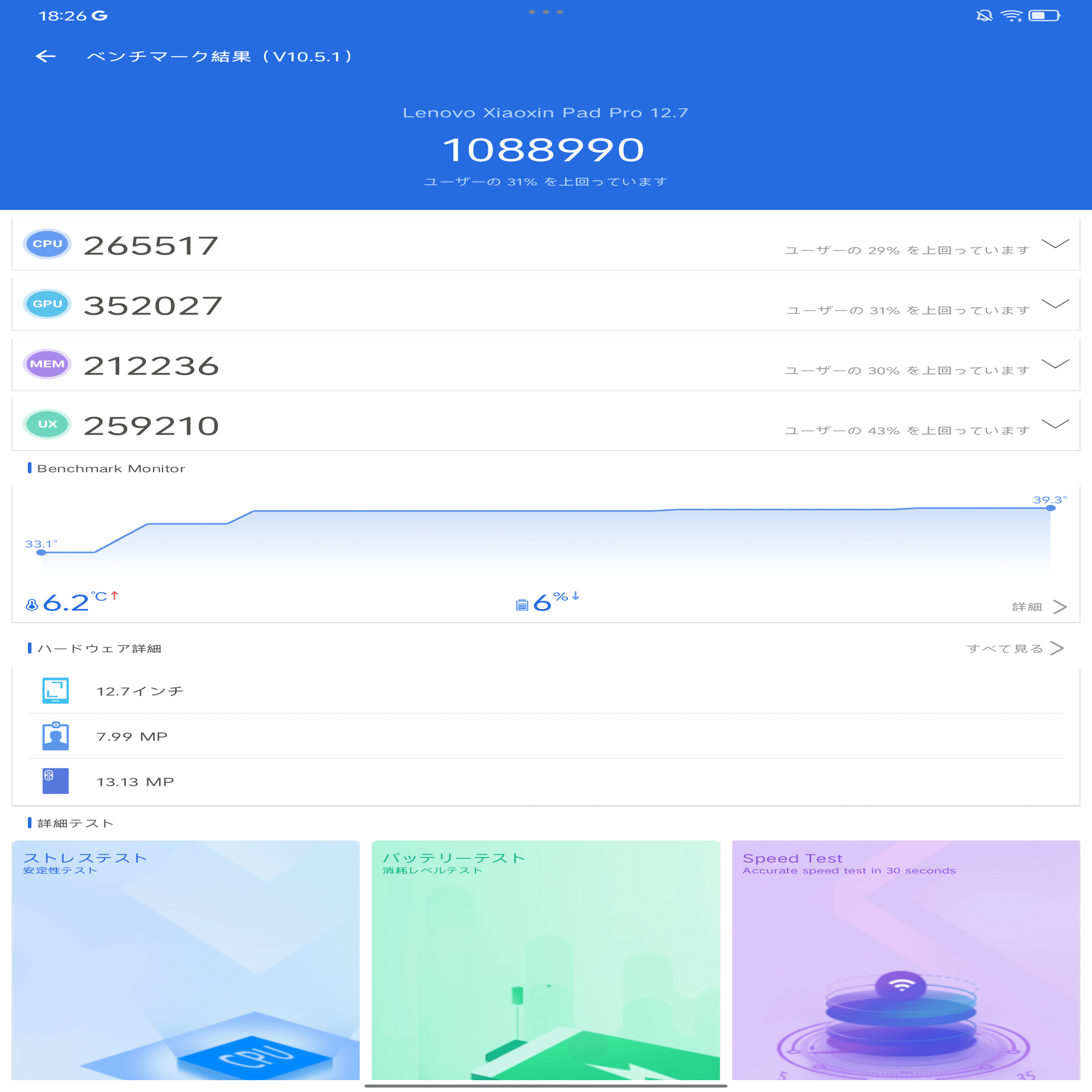 【Antutu:110万点】 XiaoxinPad Pro 12.7 2025 Antutu:110万点】 XiaoxinPad Pro 12.7 2025 激安エグい！「Lenovo