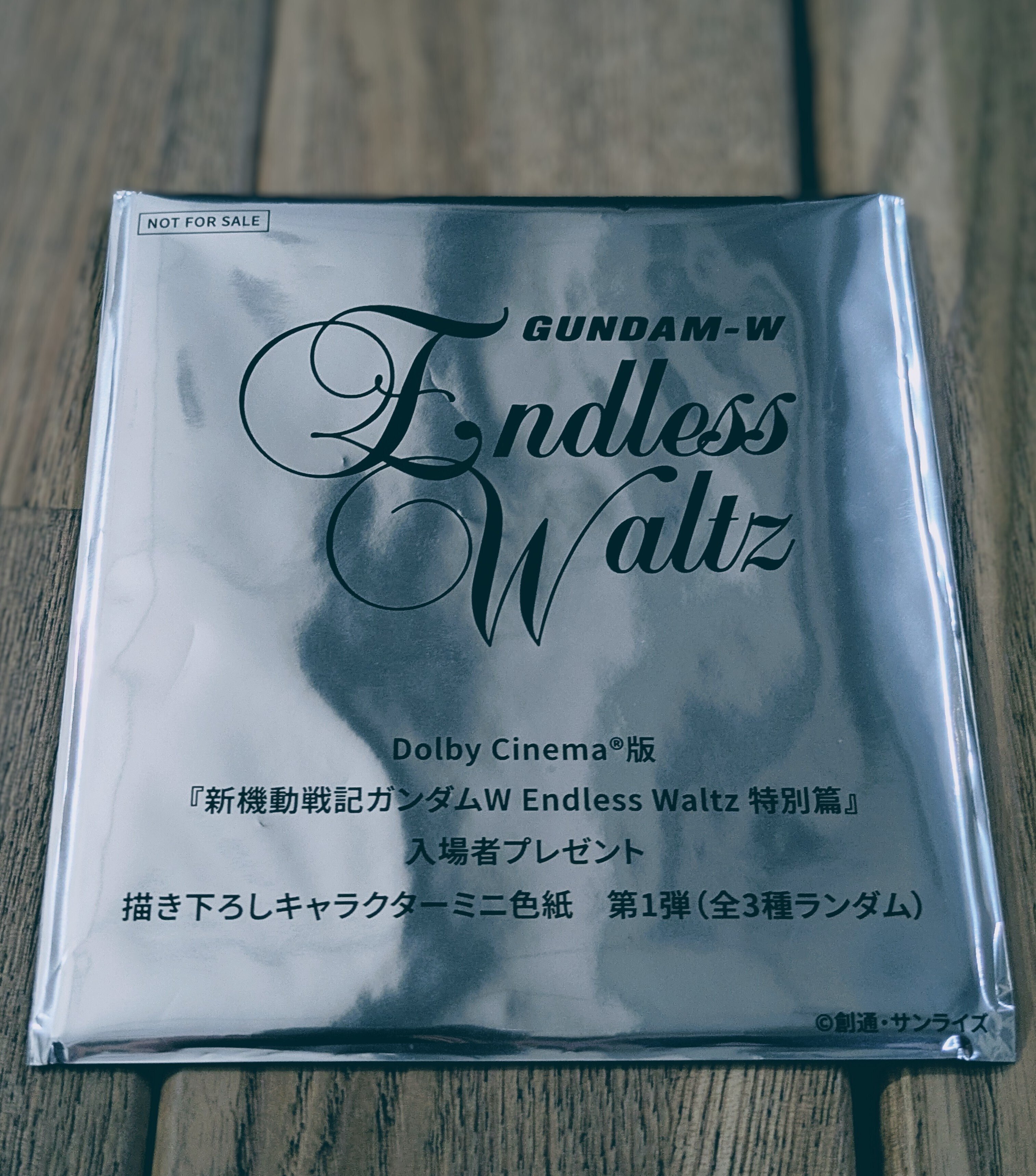 GUNDAM-W Endless Waltz 映画特典　ヒイロ訳あり GUNDAM-W Endless Waltz 映画特典 ヒイロ訳あり 新機動戦記