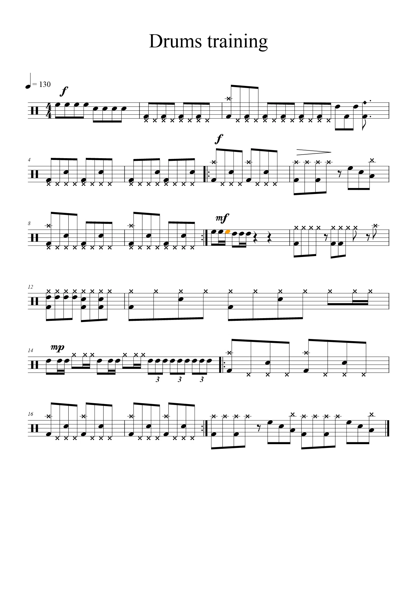 ドラム楽譜作成 無料ソフト】ドラム譜面の基本的な作成方法【MuseScore】 - ミツイ