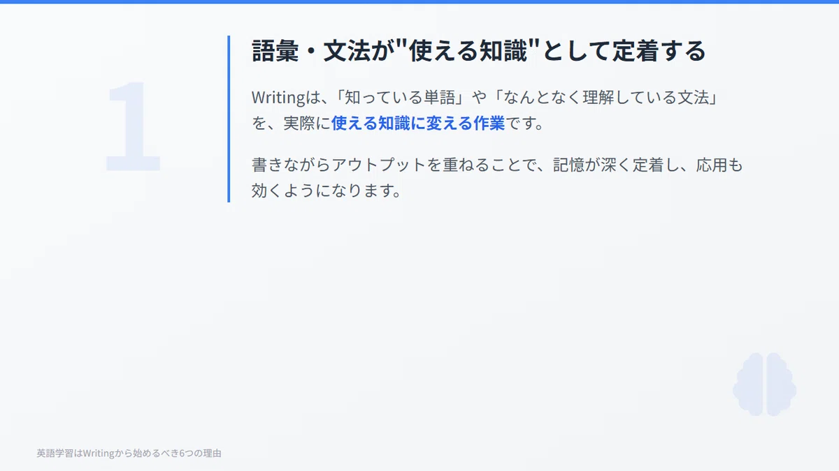 英語学習はWritingから始めるべき6つの理由|Ateryn | 戦略コンサルの英語学習と仕事
