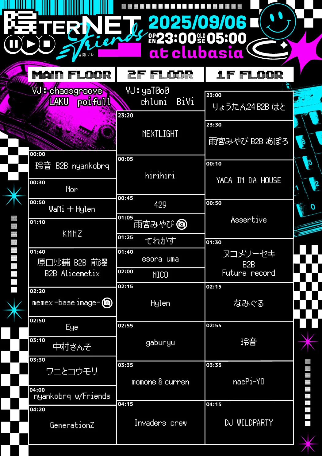 陰TERNET＝FRIENDS vol.4” レポ（KMNZメイン）｜ともくん