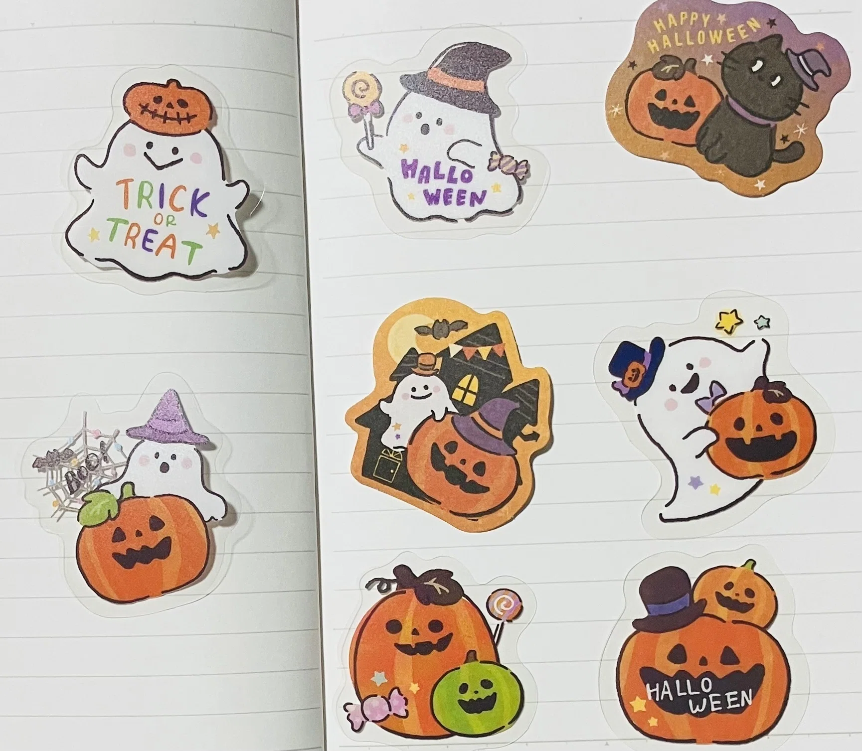 OKINI フレークシールハロウィンのなかまたち｜えいみ