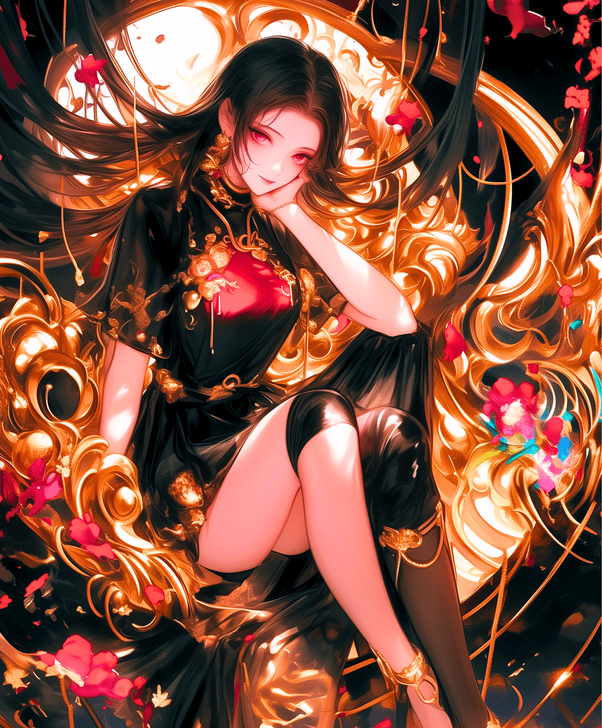 世界が崩れる夢の縁で【画像生成AI＋4コマ漫画】｜Alpaka