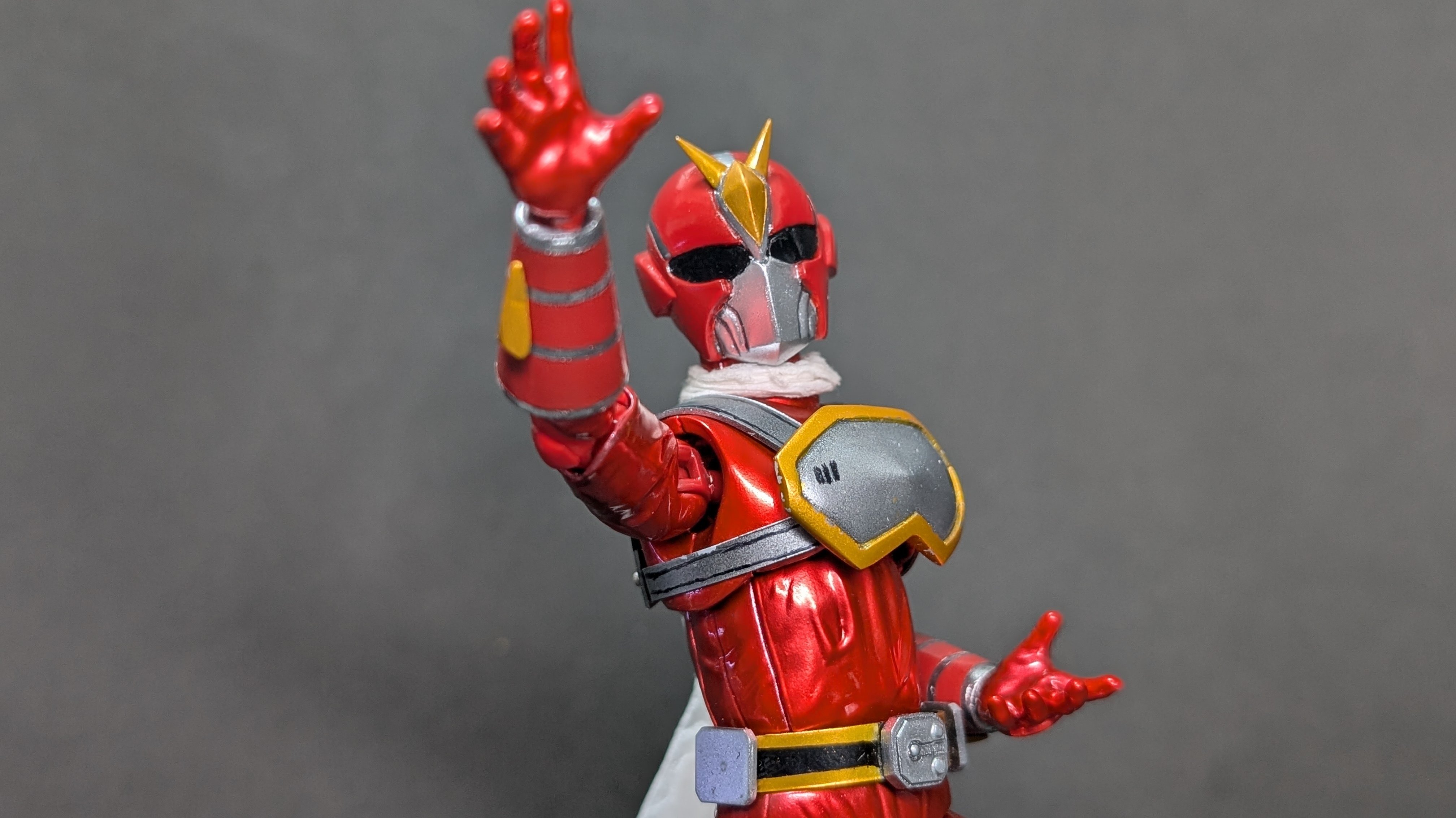 ぱん⭐️様赤1枚 迫真手芸部】 S.H.Figuarts改造『超人サイバーZ 1号』 【フィギュ