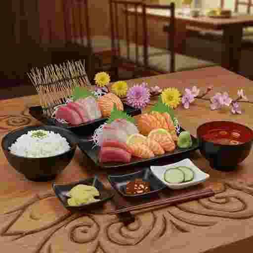 お刺身定食 写真素材（サンプル）013