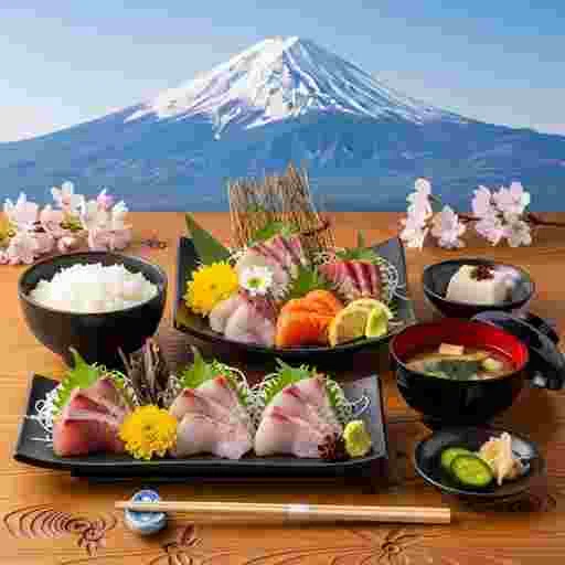 お刺身定食 写真素材（サンプル）03