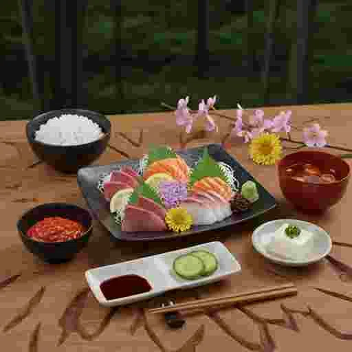 お刺身定食 写真素材（サンプル）015