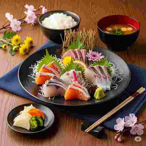 お刺身定食 写真素材（サンプル）021