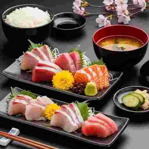 お刺身定食 写真素材（サンプル）011