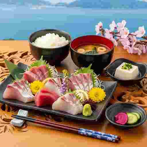 お刺身定食 写真素材（サンプル）010