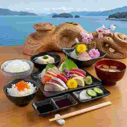 お刺身定食 写真素材（サンプル）06