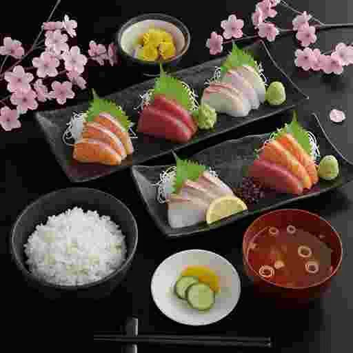 お刺身定食 写真素材（サンプル）02